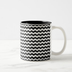 Tasse 2 Couleurs Motif Kohl Black Chevron