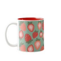 Motif sans fil de fraise rouge