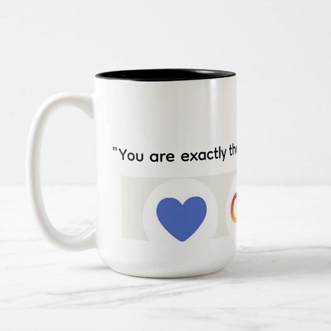 Tasse 2 Couleurs Motivation parentale de l'autisme (Gauche)