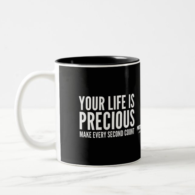 TASSE 2 COULEURS MOTIVATIONNALISME© PRÉCIEUX_ (Gauche)