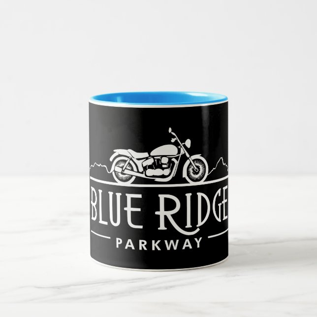 Tasse 2 Couleurs Moto Blue Ridge Parkway (Centre)