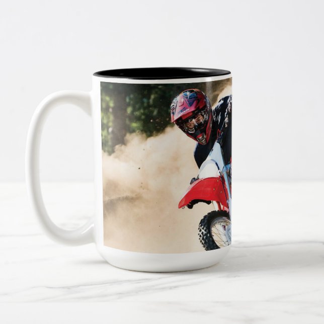 Tasse 2 Couleurs Motocross (Gauche)