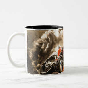 Tasse 2 Couleurs Motocross Rider