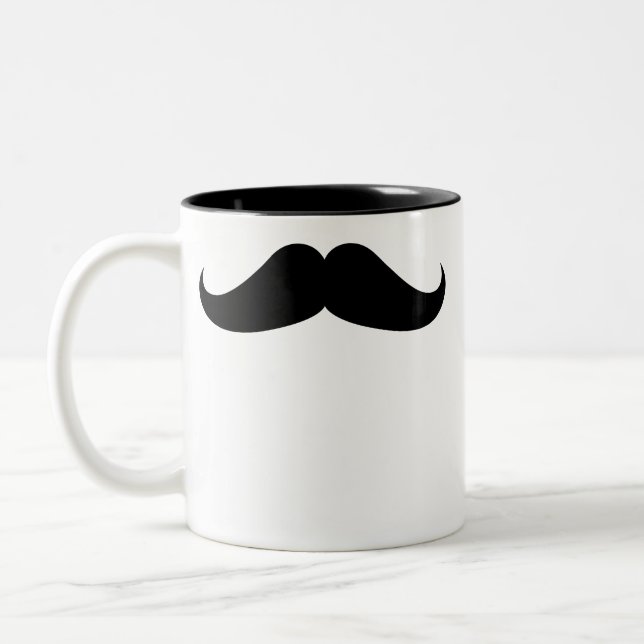 Tasse 2 Couleurs Moustache de guidon (Gauche)