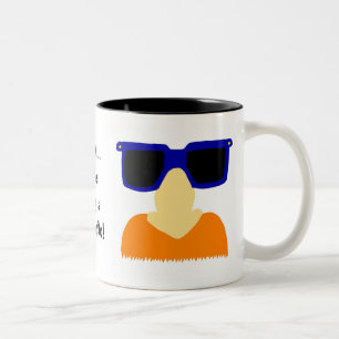 Tasse 2 Couleurs Moustache d'Incognito & Mustache de verre