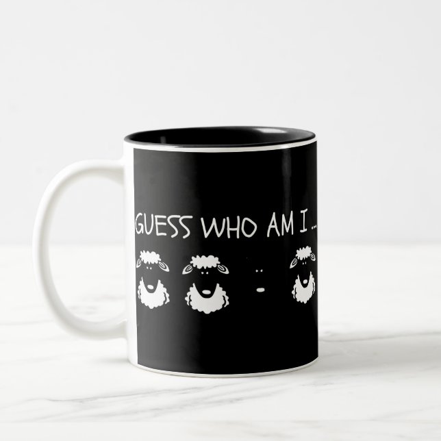 Tasse 2 Couleurs Mouton noir (Gauche)