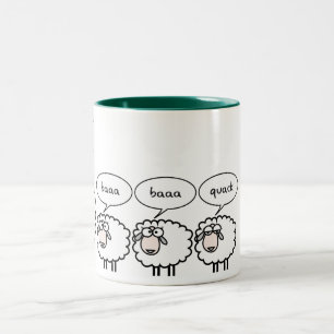 Tasse 2 Couleurs Moutons ennuyés