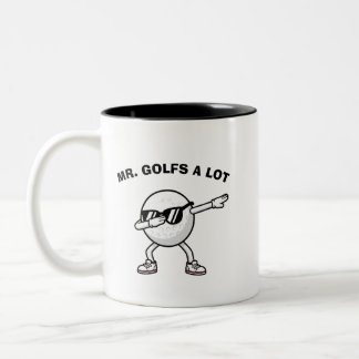 Tasse 2 Couleurs MR. GOLFS A LOT,Funny Golf