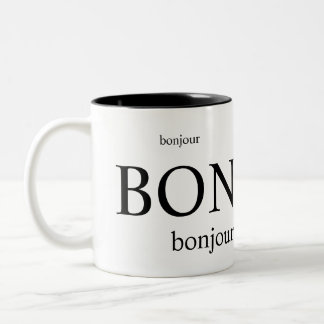 Tasse 2 Couleurs Mug/BONJOUR