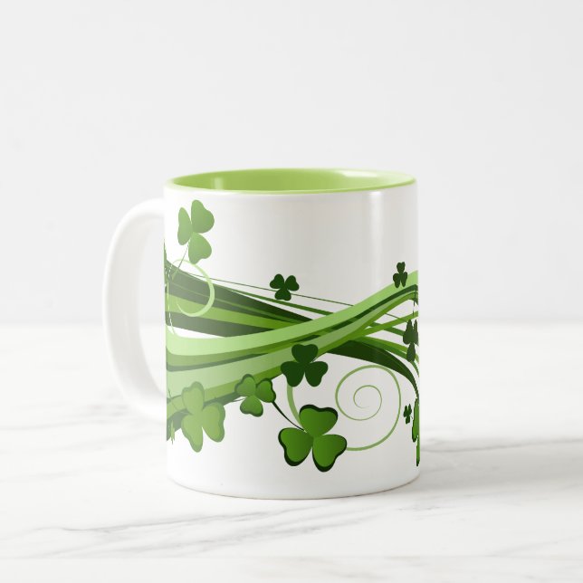 Tasse 2 Couleurs Mug-St. Patrick's Day (Devant gauche)