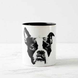 Tasse 2 Couleurs Muggin moyen ! Attitude de Boston Terrier
