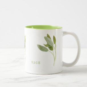 Tasse 2 Couleurs Mugue bicolore au lime et à la sauge fraîche