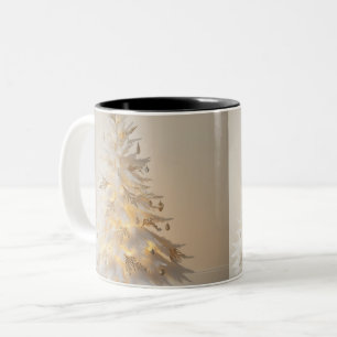 Tasse 2 Couleurs Mugueuse d'emballage d'arbre de Noël