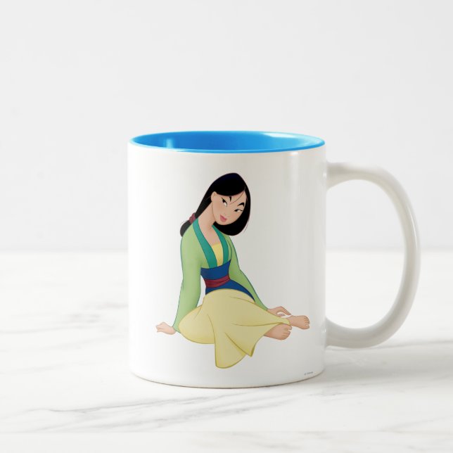 Tasse 2 Couleurs Mulan Sitting (Droit)