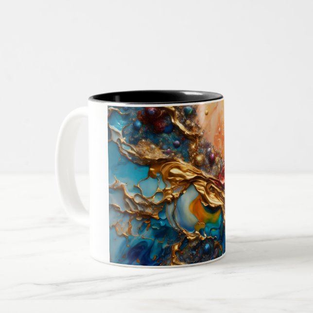 Tasse 2 Couleurs muqueuse (Devant gauche)