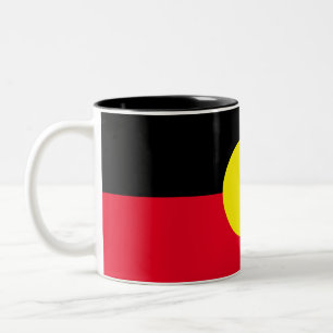 Tasse 2 Couleurs Muqueuse de drapeau autochtone