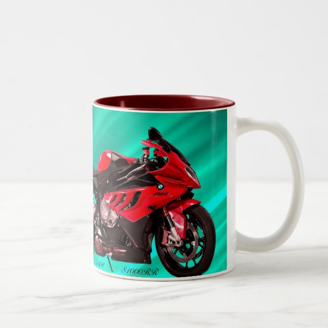 Tasse 2 Couleurs Muqueuse de moto (Droit)
