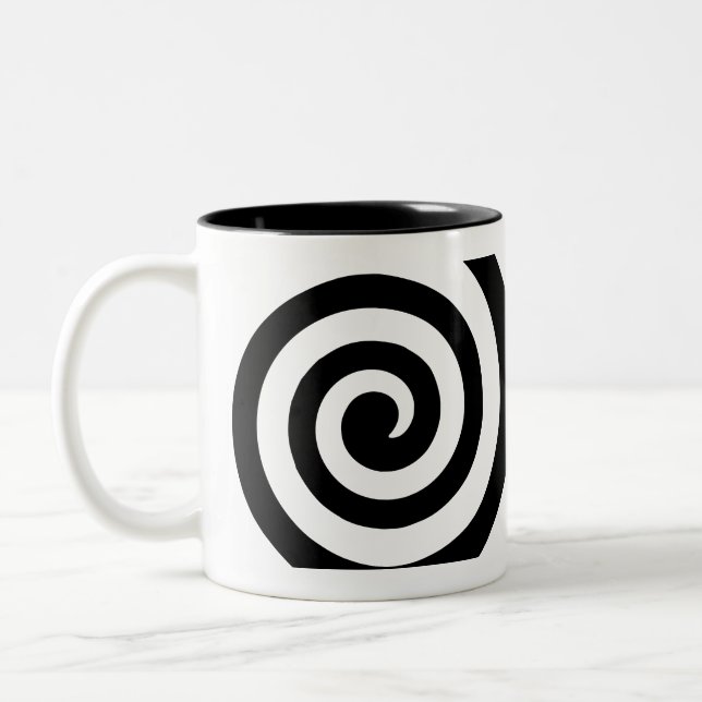 Tasse 2 Couleurs muqueuse en spirale (Gauche)