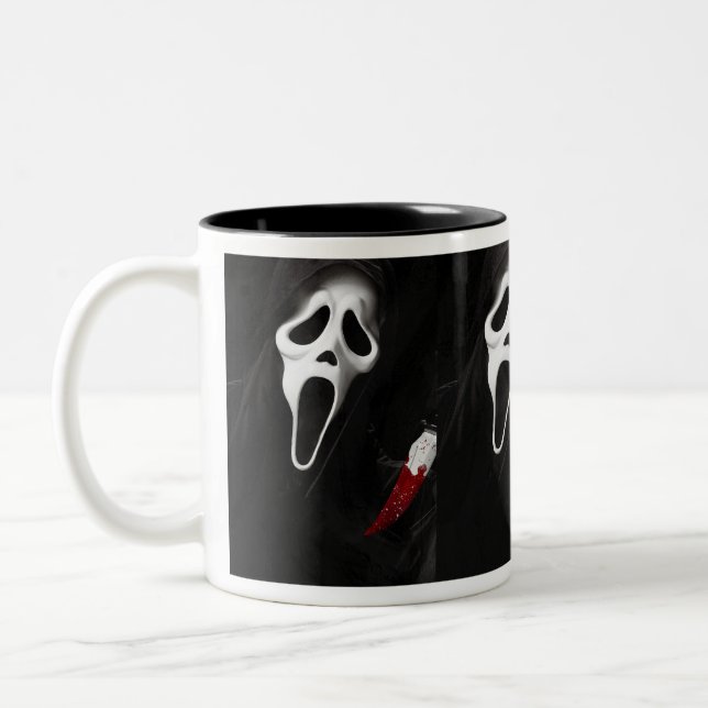 Tasse 2 Couleurs muqueuse face fantôme (Gauche)