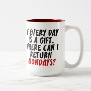 Tasse 2 Couleurs Muqueuses du lundi