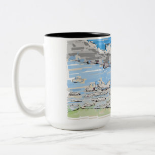 Tasse 2 Couleurs Musique
