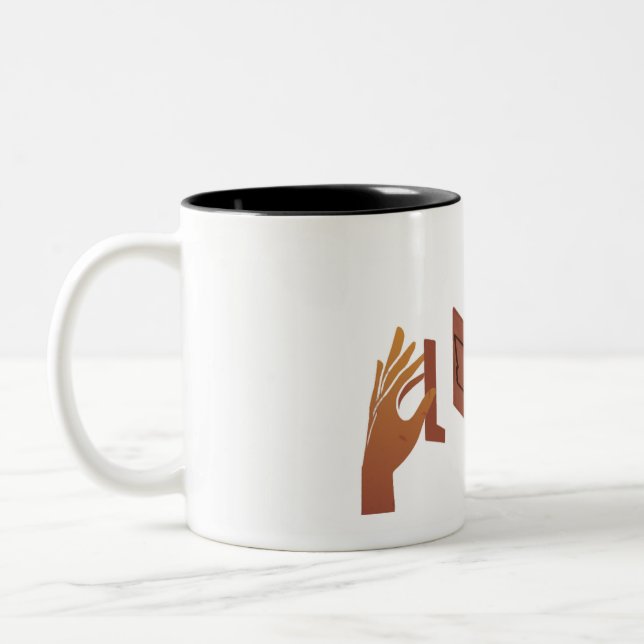 Tasse 2 Couleurs Musique (Gauche)