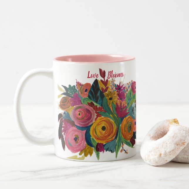 Tasse 2 Couleurs Musique (Avec donut)