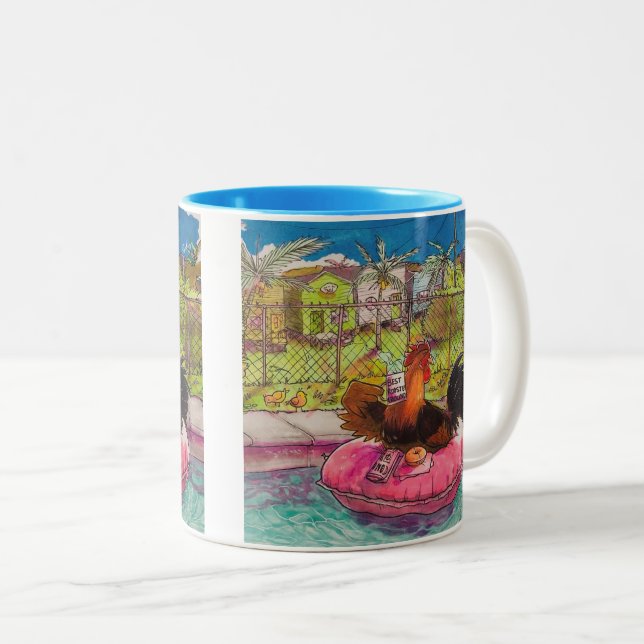 Tasse 2 Couleurs Musique (Devant droit)