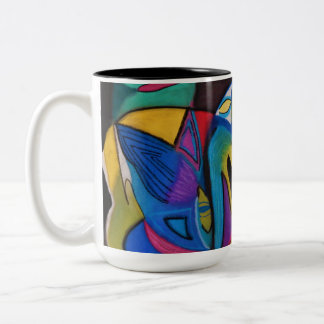 Tasse 2 Couleurs Musique à deux tons
