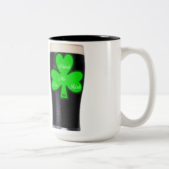 Tasse 2 Couleurs Musique à pinte (Droit)