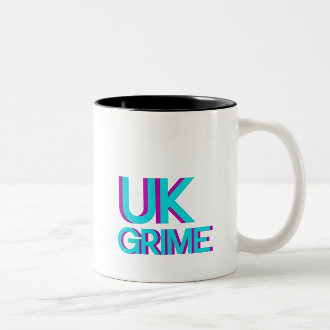 Tasse 2 Couleurs musique britannique de crasse (Droit)