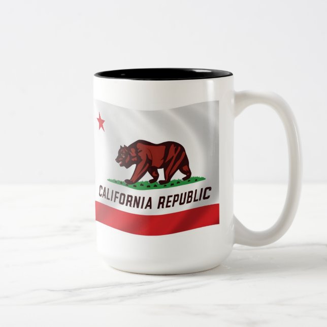 Tasse 2 Couleurs Musique californienne (Droit)