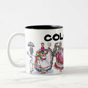 Tasse 2 Couleurs Musique colombienne sur la diversité