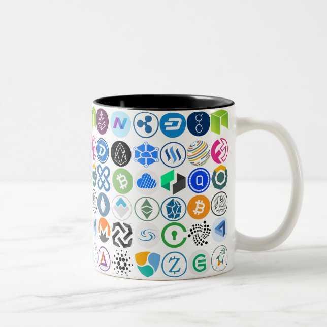 Tasse 2 Couleurs Musique Cryptomonnaie (Droit)