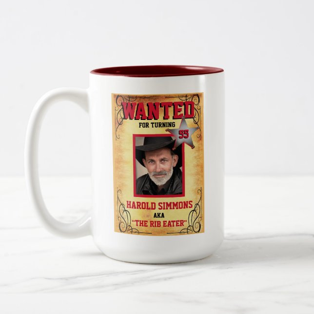 Tasse 2 Couleurs Musique d'affiche Recherchée occidentale (Gauche)
