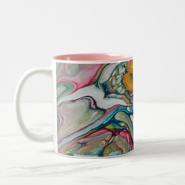 Tasse 2 Couleurs Musique d'art 1 (Gauche)