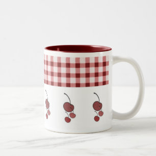 Tasse 2 Couleurs Musique de cerises à la campagne