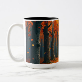 Tasse 2 Couleurs Musique de conception d'automne