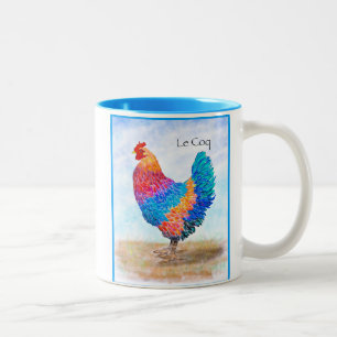 Tasse 2 Couleurs Musique de coq