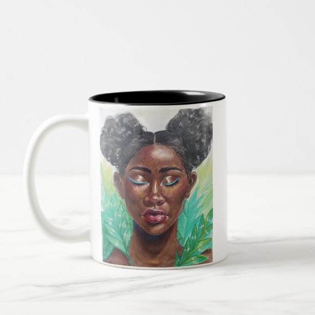 Tasse 2 Couleurs Musique de croissance (Gauche)