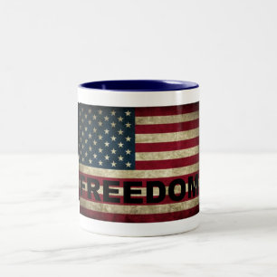 Tasse 2 Couleurs Musique de la liberté du drapeau américain