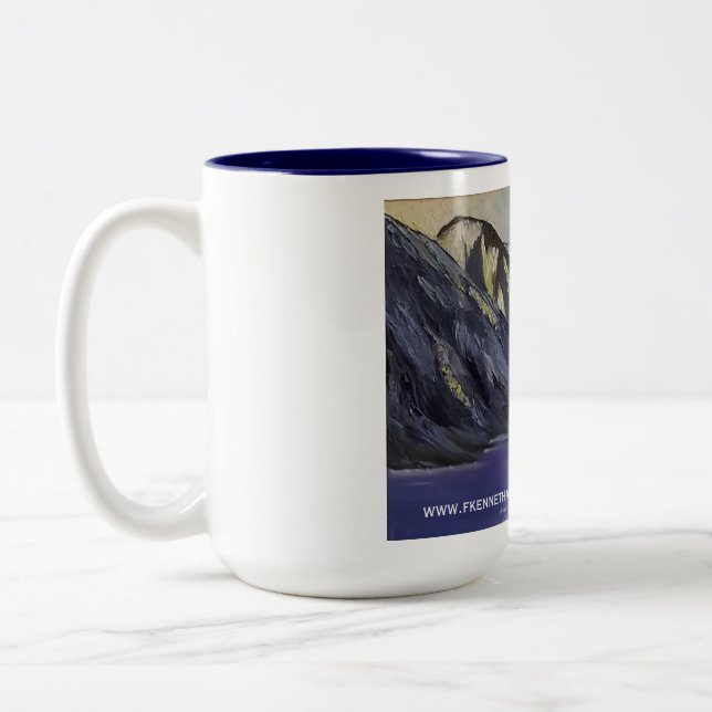 Tasse 2 Couleurs Musique de la vallée du pic (Gauche)