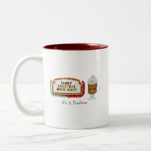 Tasse 2 Couleurs Musique de Noël