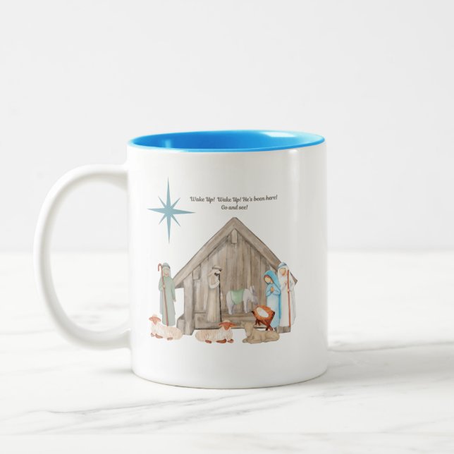 Tasse 2 Couleurs Musique de Noël (Gauche)