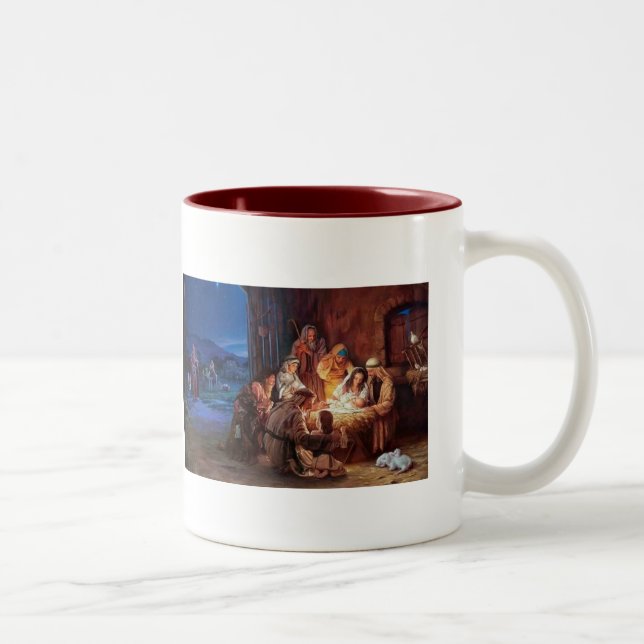 Tasse 2 Couleurs Musique de Noël (Droit)