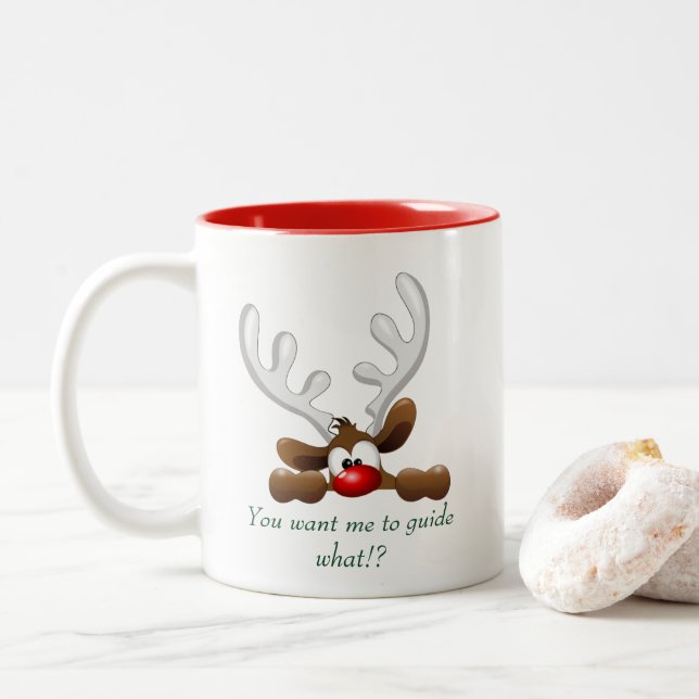 Tasse 2 Couleurs Musique de Noël (Avec donut)