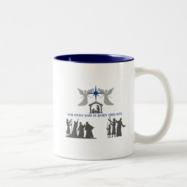 Tasse 2 Couleurs Musique de Noël (Droit)
