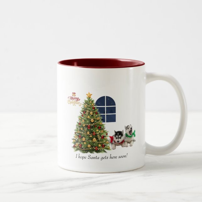 Tasse 2 Couleurs Musique de Noël (Droit)