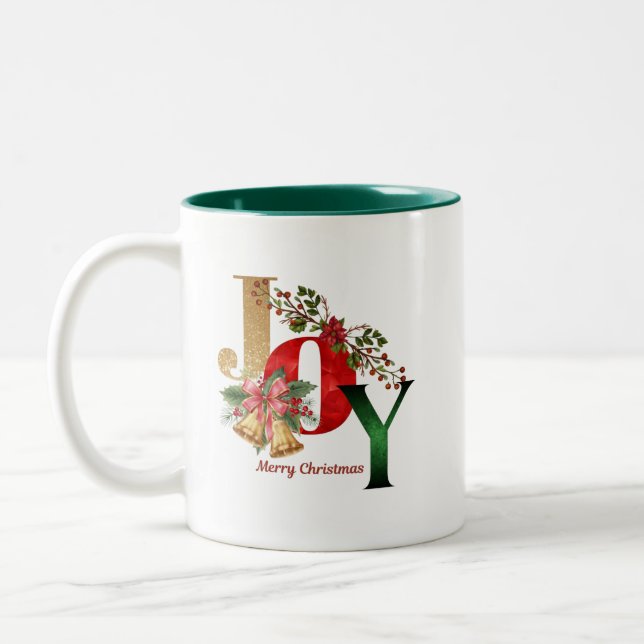 Tasse 2 Couleurs Musique de Noël (Gauche)