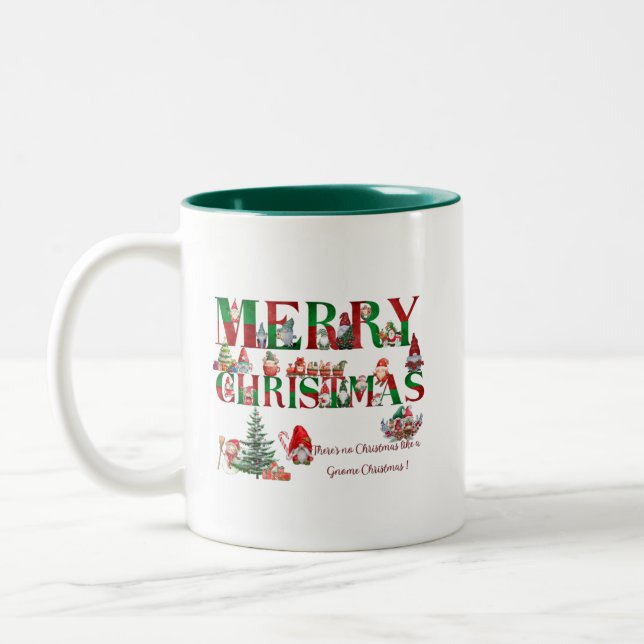 Tasse 2 Couleurs Musique de Noël (Gauche)